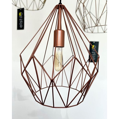 CARLTON Pendant lamp E27 IP20 copper