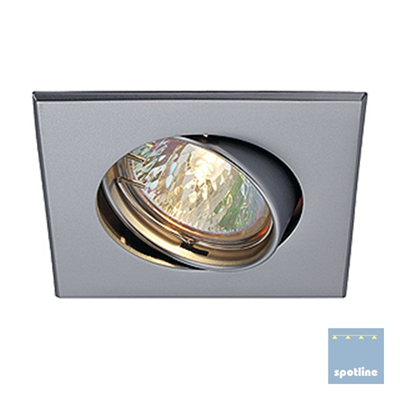 Carré MR16 carré chromé