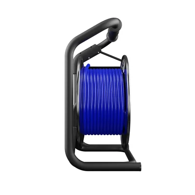 Carrete de cable de extensión PB-HEAVY/D/K/20M/3X2.5/H07BQ para líneas pesadas; 4x2p+Z; IP44; 16A; H07BQ-F; 3x2.5; 20m; azul
