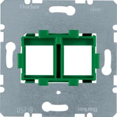 Carrier plate with green fixing element 2-fold mechanisms