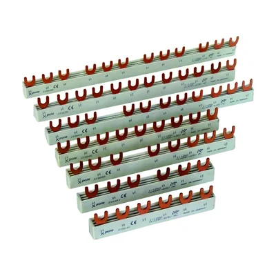 Carril EVG-3P+3N/18MODUL para la conexión de equipos modulares.