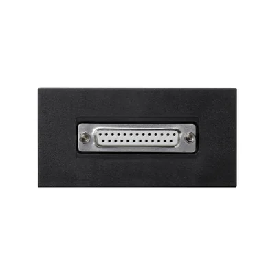 Carte 90x45mm (2xK45) connecteurs LPT + insert, gris graphite