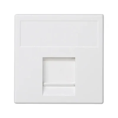 Carte K4, 1x RJ avec cache ITT CANNON blanc pur