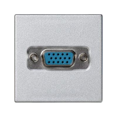 Carte K45 avec connecteur VGA (D-Sub 15) 45x45mm + insert en aluminium