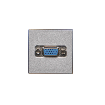 Carte K45 avec connecteur VGA (D-Sub 15) 45x45mm + insert en aluminium