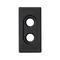 Carte K45/2, 2x RCA (CINCH) 22, 5x45mm, gris graphite