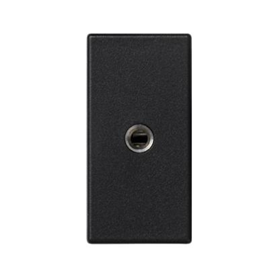 Carte K45/2 prises mini-jack 22, 5x45mm + insert, gris graphite