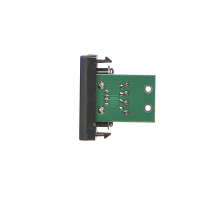 Carte K45/2 USB type A femelle 22, 5x45mm + prise, gris graphite