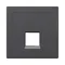 Carte S500 1x RJ sans capots 3M Volition OCK gris graphite