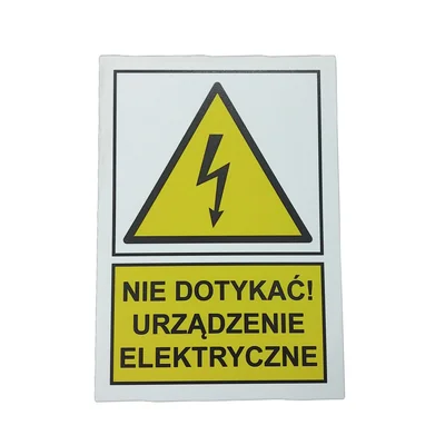 Cartello "Non toccare! Apparecchio elettrico" 148x210