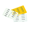 Cartes d'étiquettes de câble 21 mm, blanches (25x21 pièces)