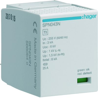 Cartridge 3KA 255/440V