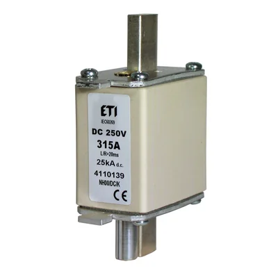 Cartucho fusible WT/NH 00 CC - 250 V WT/NH 00 315 A 250 V CC