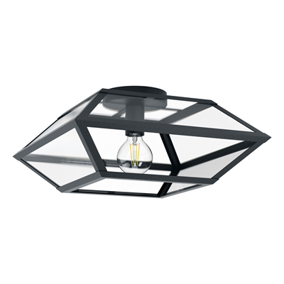 CASEFABRE Ceiling lamp 45x45 cm black