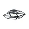 CASEFABRE Ceiling lamp 45x45 cm black