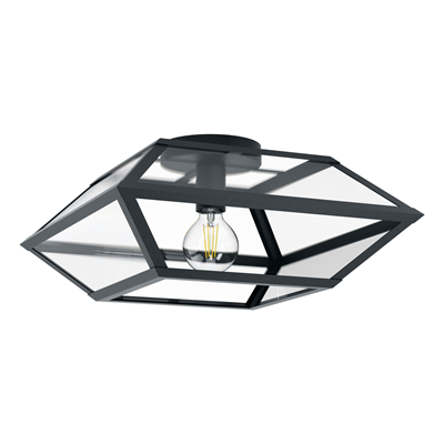 CASEFABRE Plafonnier 45x45 cm noir
