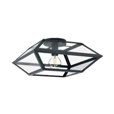 CASEFABRE Plafonnier 45x45 cm noir
