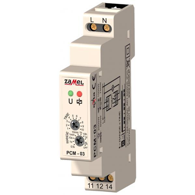 Časové relé 230V AC TYP: PCM-03