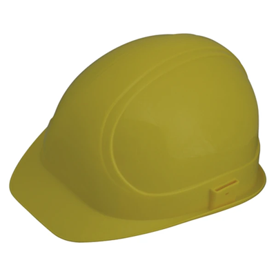 Casque de protection jaune pour électricien