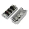 CASSETTA COMPLETA A 3 FORI CON NAP LZ, KC, KZ E 2 FERMACCHIE M20 GRIGI 230V