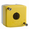 Cassette pour 1 bouton, couvercle jaune