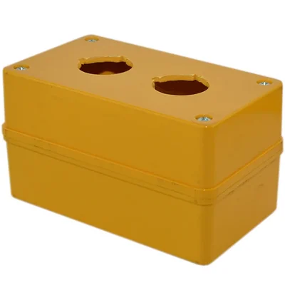 Cassette PROMET KP2, trous Ø30 mm, avec protection, jaune