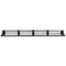 Cat. 6 19 1U 24xRJ45 UTP panneau noir