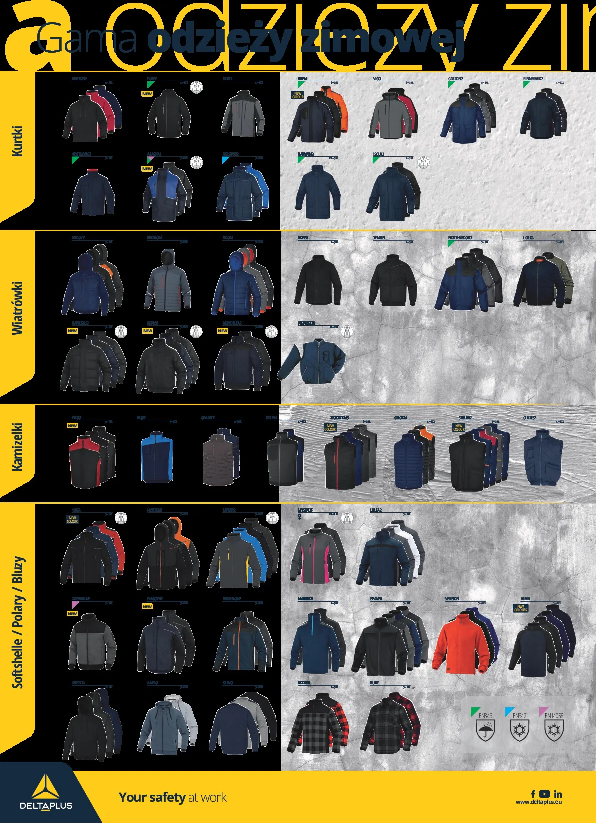 Katalog DELTA PLUS POLSKA - gama odzieży zimowej