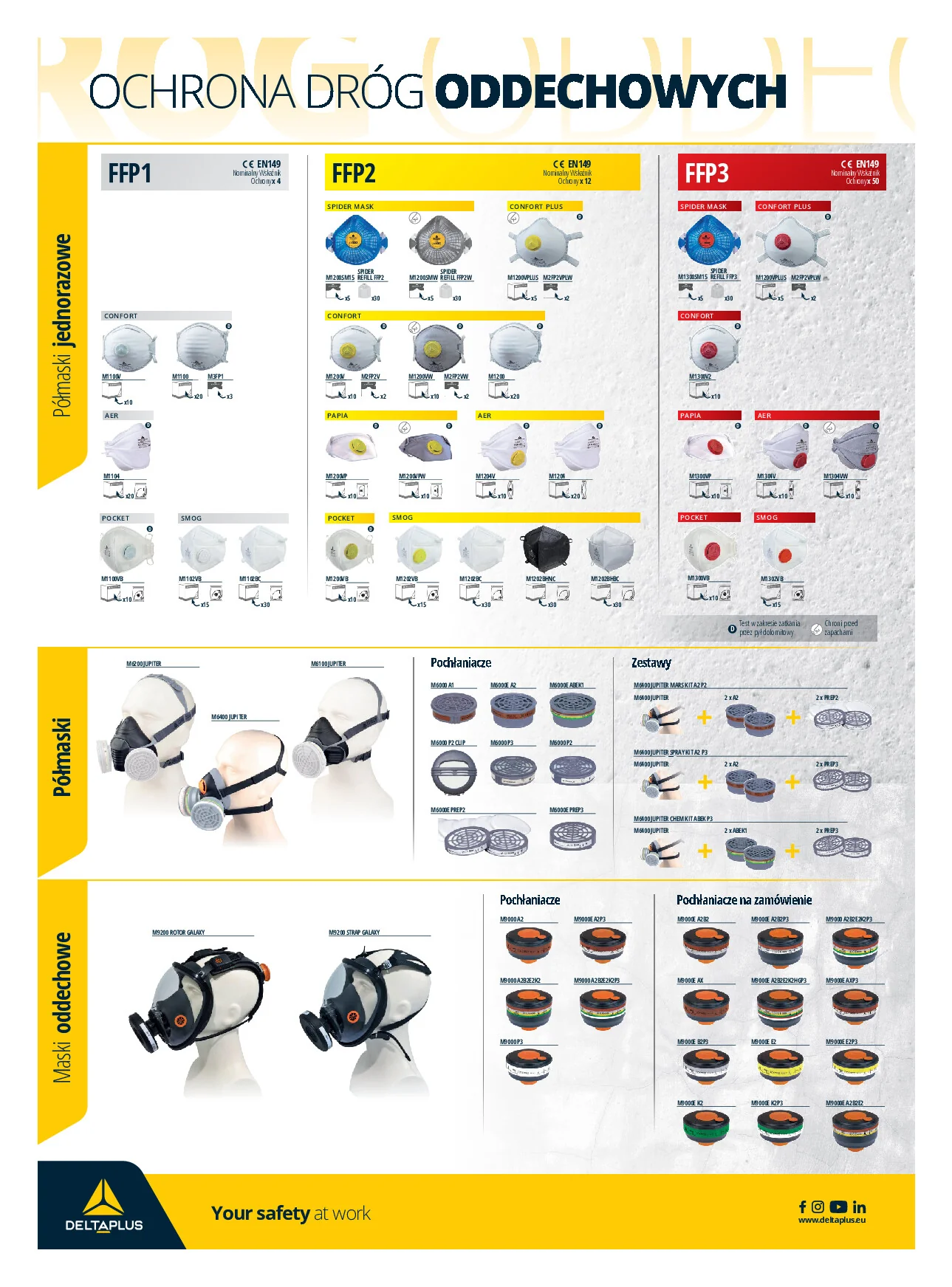 Katalog DELTA PLUS POLSKA - Ochrona dróg oddechowych