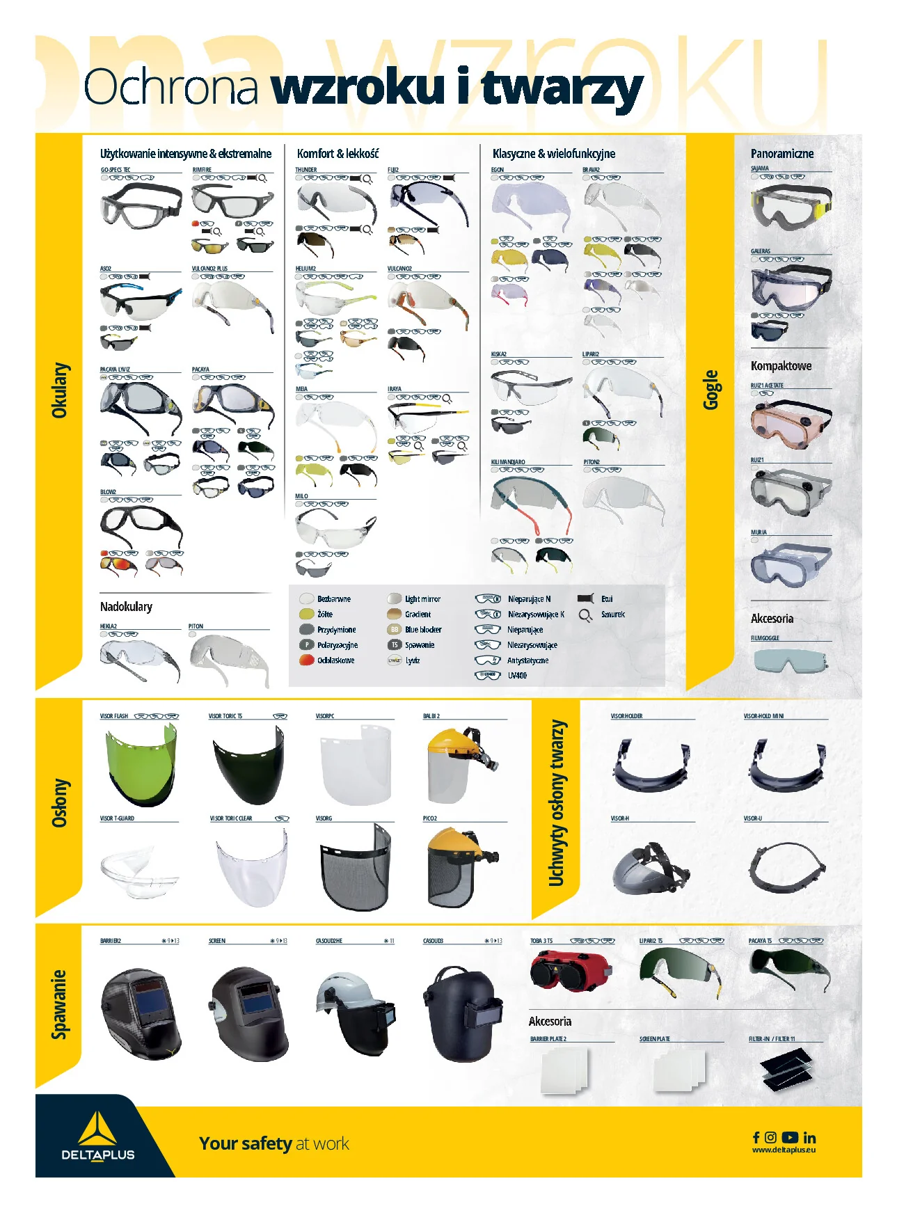 Katalog DELTA PLUS POLSKA - Ochrona wzroku i twarzy
