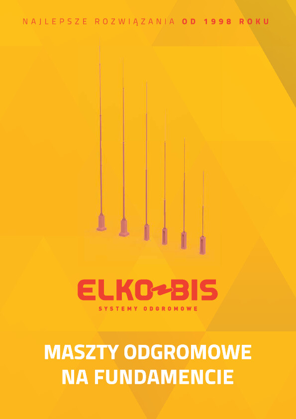 Katalog ELKO-BIS - Maszty odgromowe na fundamencie