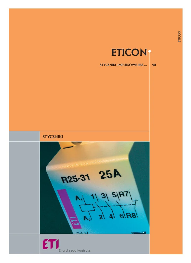 Katalog ETI POLAM - Styczniki impulsowe