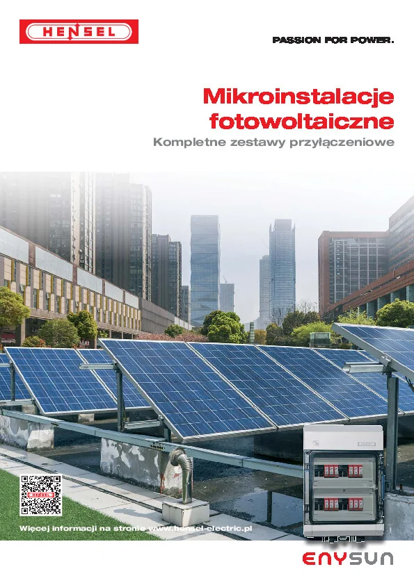 Katalog HENSEL - Mikroinstalacje fotowoltaiczne