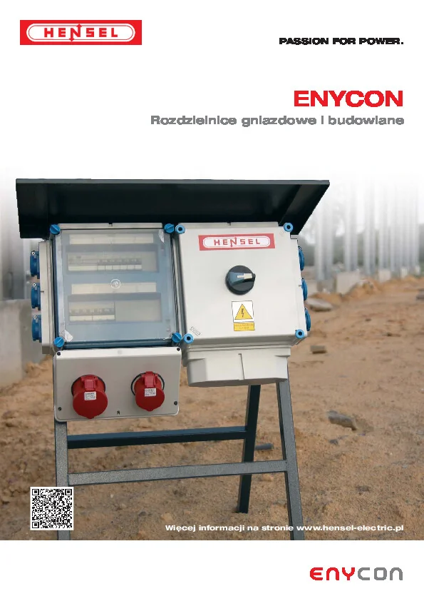 Katalog HENSEL - Rozdzielnice gniazdowe i budowlane