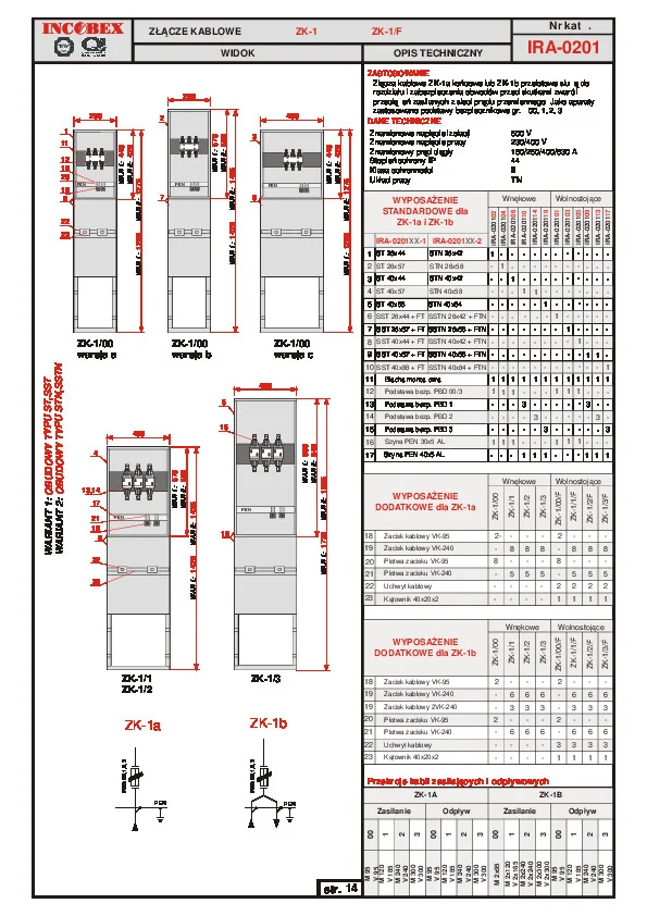 Katalog INCOBEX - Złącza kablowe