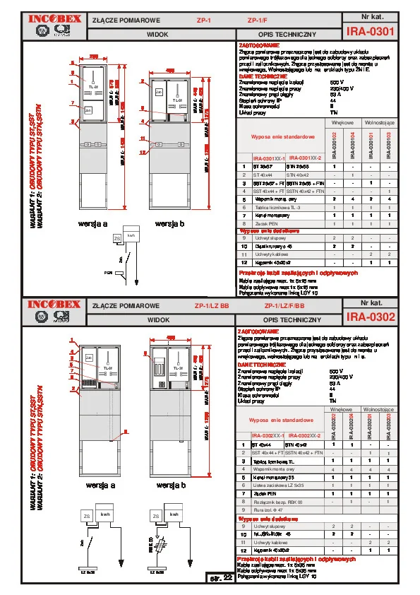 Katalog INCOBEX - Złącza pomiarowe