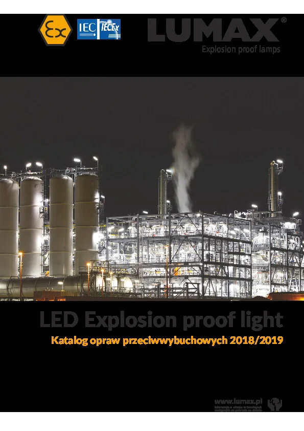 Katalog LUMAX - Oprawy przeciwwybuchowe