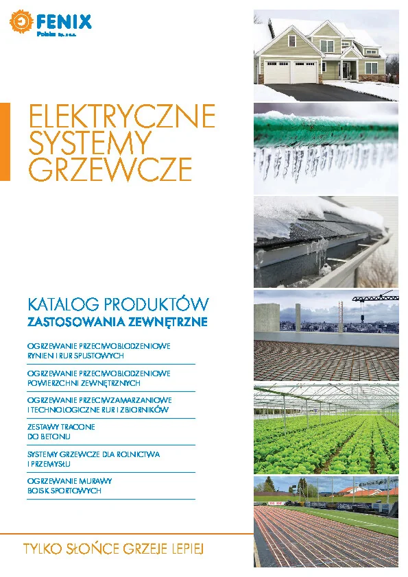 Katalog FENIX - Elektryczne systemy grzewcze
