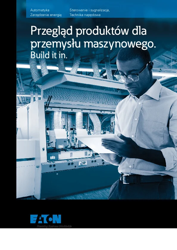 Katalog EATON - Przemysł maszynowy