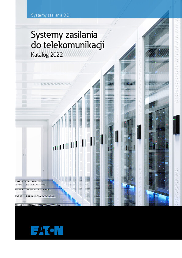 Katalog EATON - Systemy zasilania do telekomunikacji