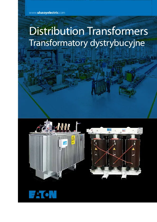 Katalog EATON - Transformatory dystrybucyjne