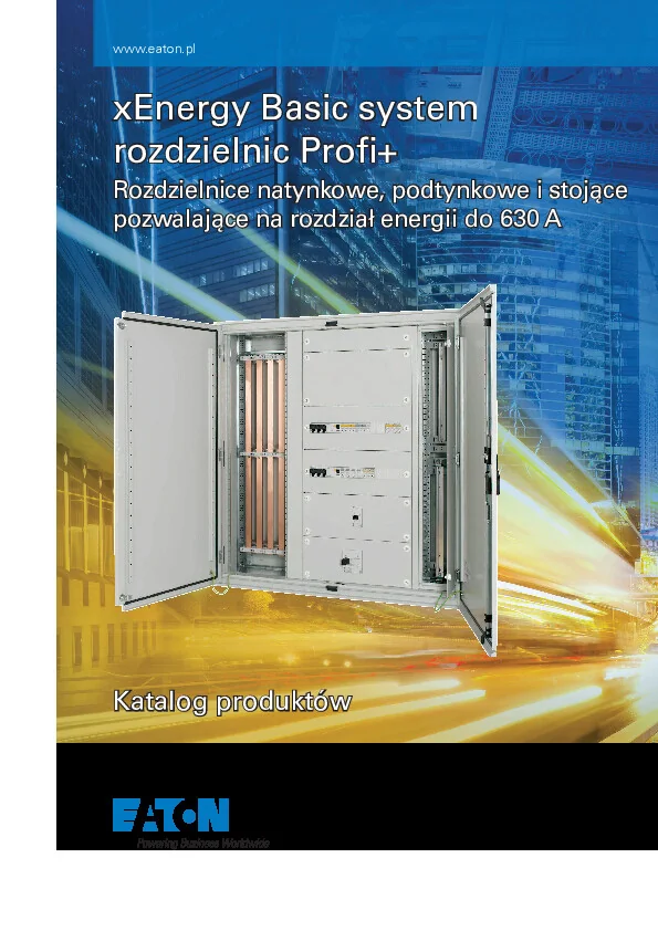 Katalog EATON - xEnergy - rozdzielnice do 630A