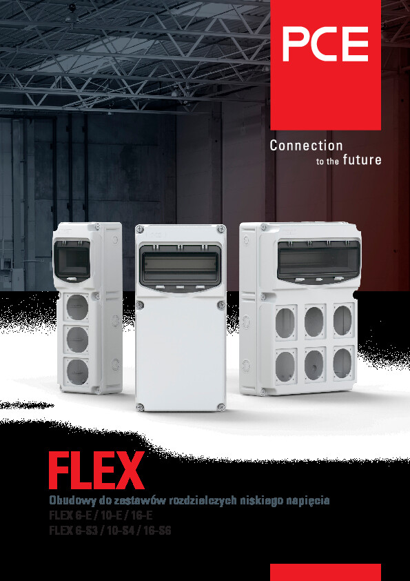 Katalog PCE - FLEX obudowy