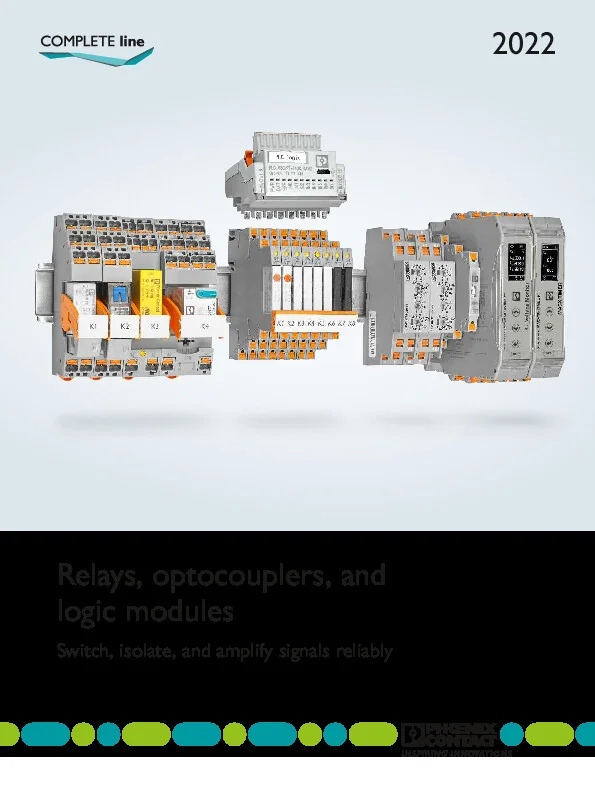 Katalog PHOENIX - Przekaźniki moduły logiczne ENG