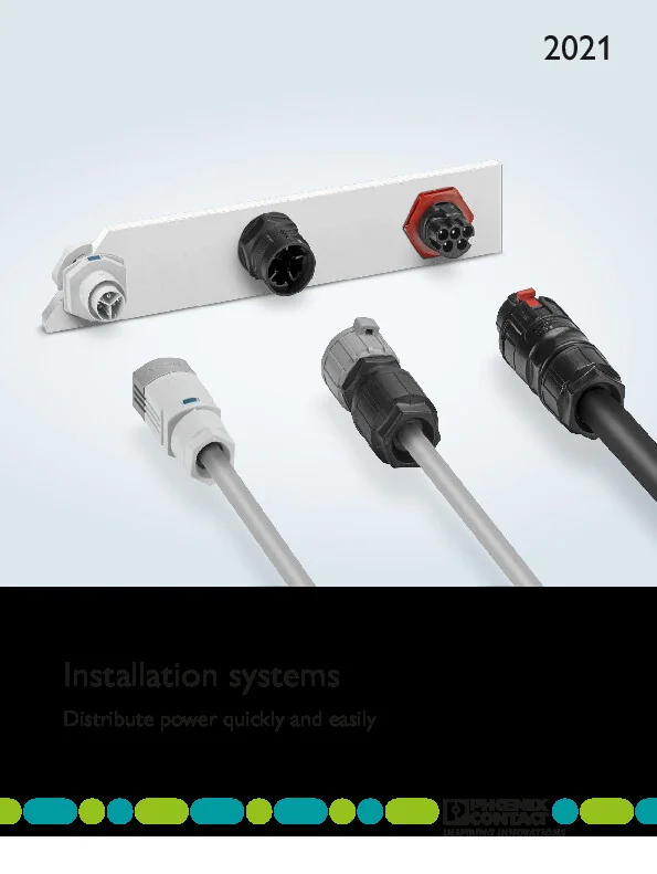 Katalog PHOENIX - Systemy instalacyjne ENG