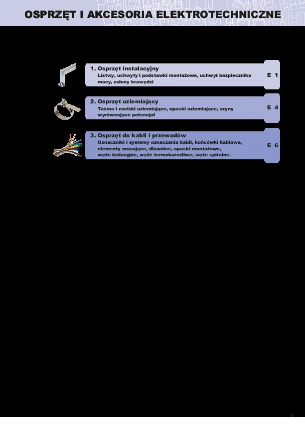 Katalog POKÓJ - Osprzęt i akcesoria