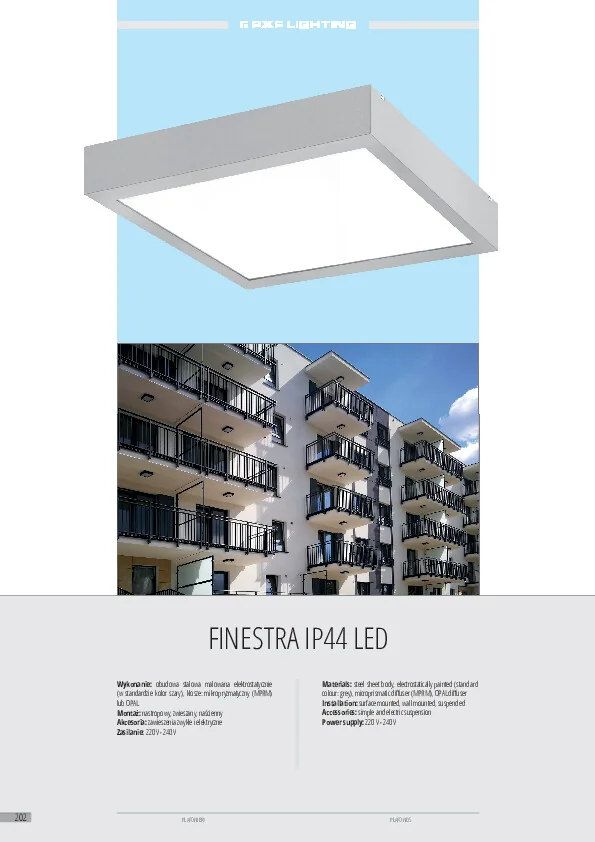 Katalog PXF Lighting - cz. II