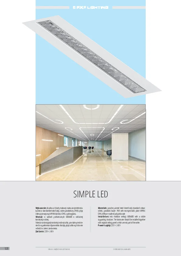 Katalog PXF Lighting - cz. VIII
