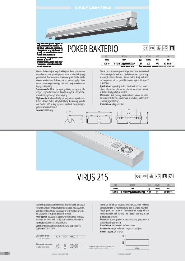 Katalog PXF Lighting - cz. X