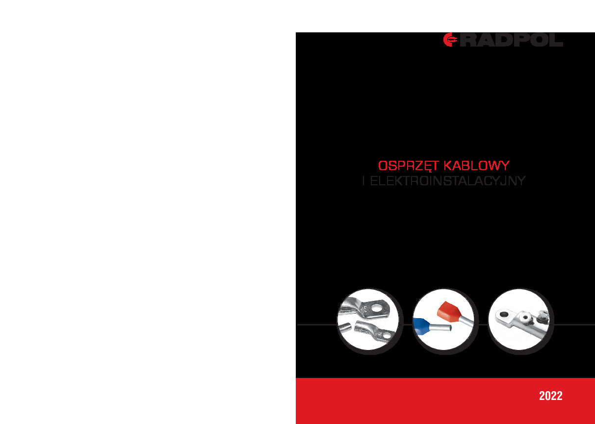 Katalog RADPOL - Osprzęt kablowy i elektroinstalacyjny